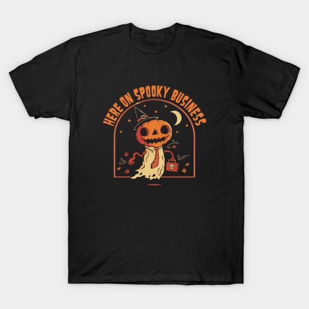 Spooky Business T-Shirt by DinoMike